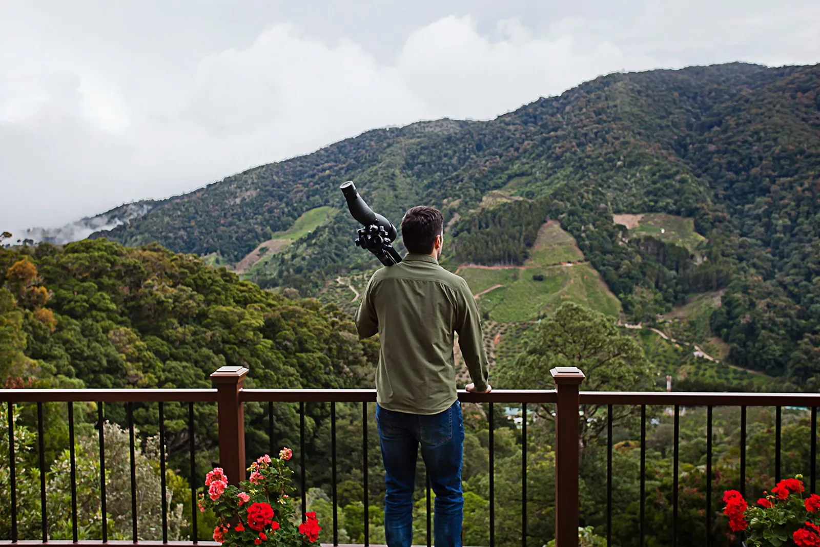 Mirador Siwö sobre la reserva forestal