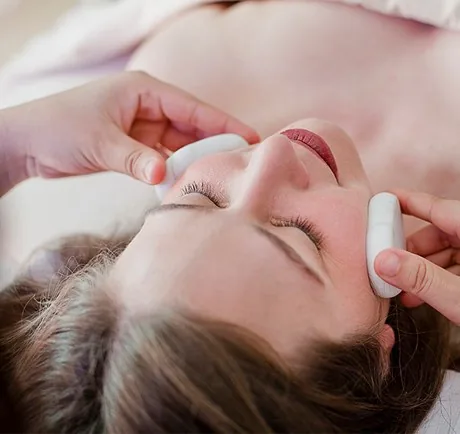 A facial treatment